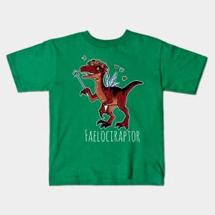 Velociraptor fairy Kids T-Shirt